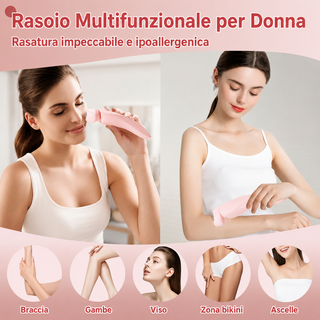 Rasoio Donna Indolore Viso & Corpo