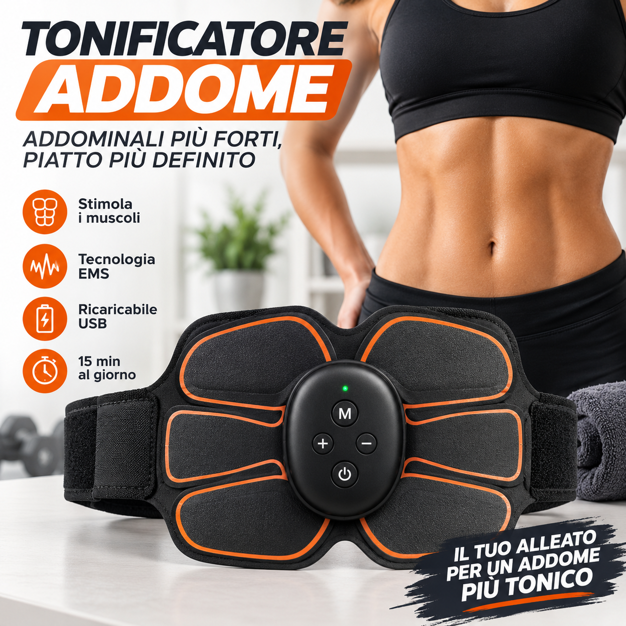 EMS-TONIFICATORE ADDOMINALI